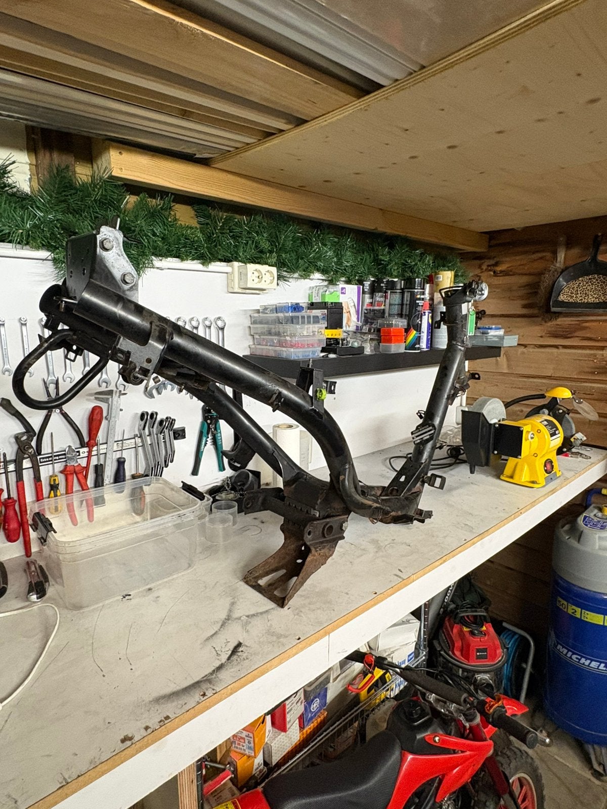 Peugeot vivacity frame met snor kenteken, Ophalen, Gebruikt, Frame, Peugeot