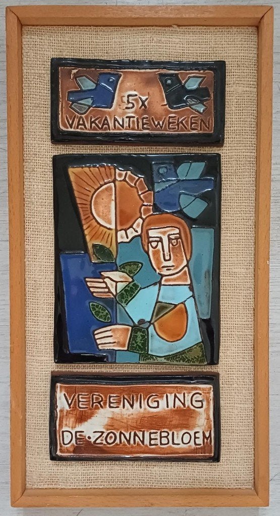 Keramiek tegel van henk potters, Ophalen of Verzenden