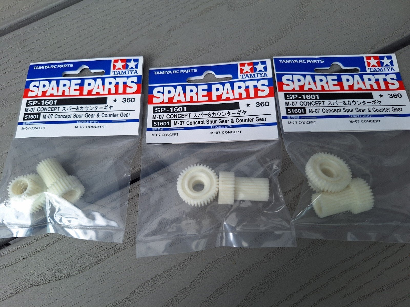 Tamiya 51601 M07 concept Spur Gear & Counter Gear  | Nieuw, Elektro, Nieuw, Ophalen of Verzenden, Schaal 1:10