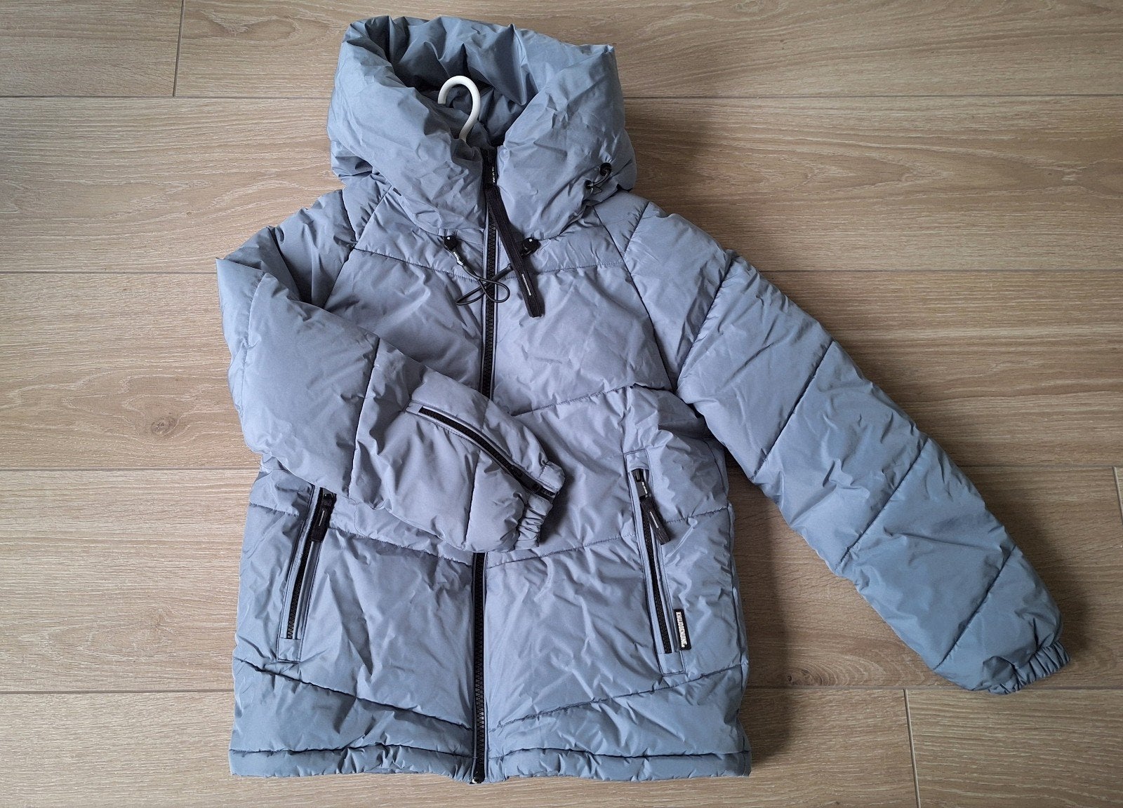Khujo winterjas blauw/grijs maat S, Ophalen, Blauw, Khujo, Zo goed als nieuw