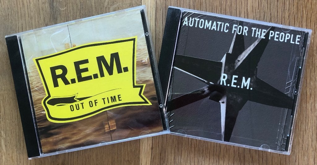 REM - Out of time & Automatic for the people ( 2 CDs ), Cd's en Dvd's, Ophalen of Verzenden, Zo goed als nieuw, Classic Rock