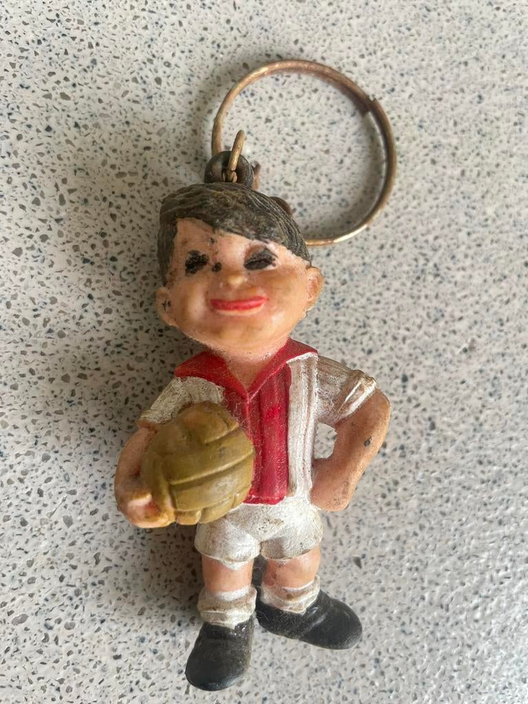 Voetballer sleutelhanger 1968 voetbal EK Ajax, Ophalen of Verzenden, Zo goed als nieuw, Sport