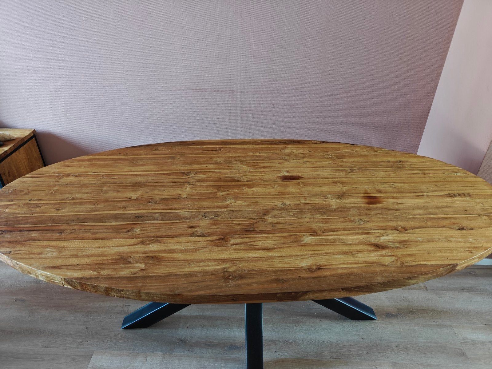Ovale eettfal, Ophalen, Gebruikt, 100 tot 150 cm, 200 cm of meer