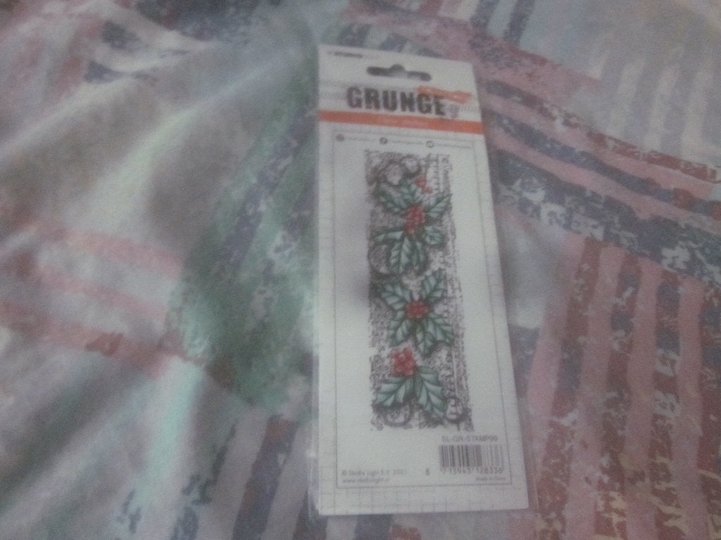 Nieuwe Grunge Kerststempel Clearstamps Studio Light, Hobby en Vrije tijd, Ophalen of Verzenden, Nieuw, Clearstamp