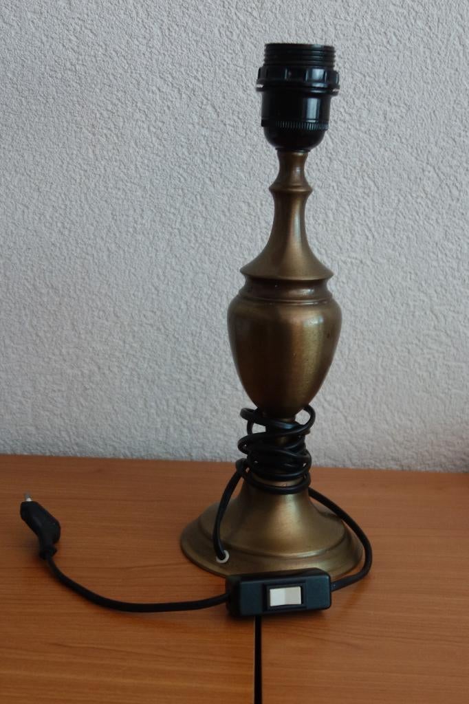 Vintage tafel lampvoet uit de jaren '60 Tiffeny - stijl, Huis en Inrichting, Lampen | Tafellampen, Ophalen of Verzenden, Gebruikt