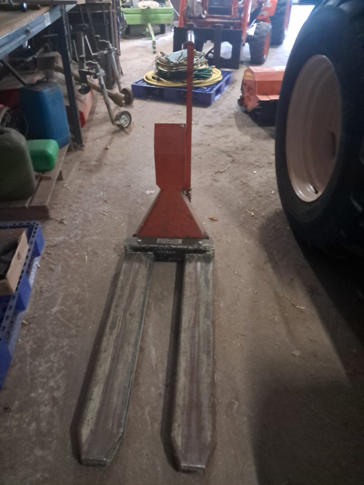 Weegpompwagen met oplader - Stimac Max 2000 kg, Ophalen of Verzenden, Gebruikt