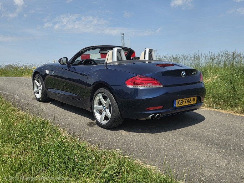 BMW Z4 2.5 Roadster Sdrive 23I 2011 Blauw  Cabrio, Auto's, Beige, 2497 cc, Cabriolet, Blauw
