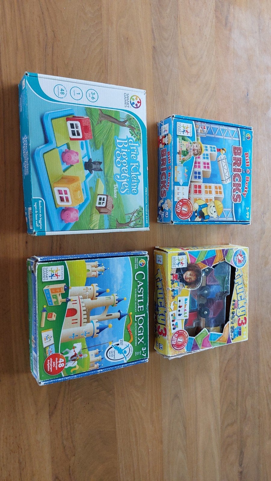 SmartGames Logic Games Set: 4 Educatieve Spellen, Kinderen en Baby's, Speelgoed | Educatief en Creatief, Ophalen of Verzenden