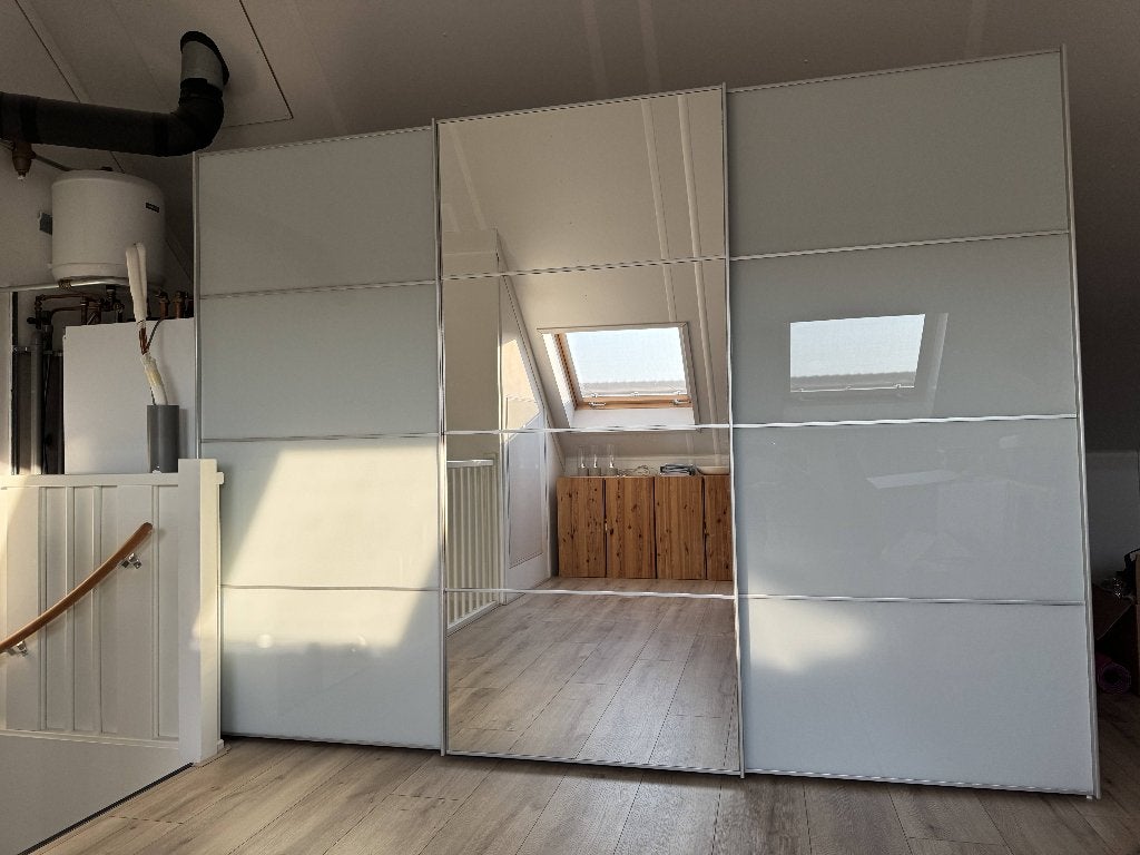 Goossens kledingkast 298x222cm schuifdeuren, Huis en Inrichting, Kasten | Kledingkasten, 200 cm of meer, Zo goed als nieuw, 200 cm of meer