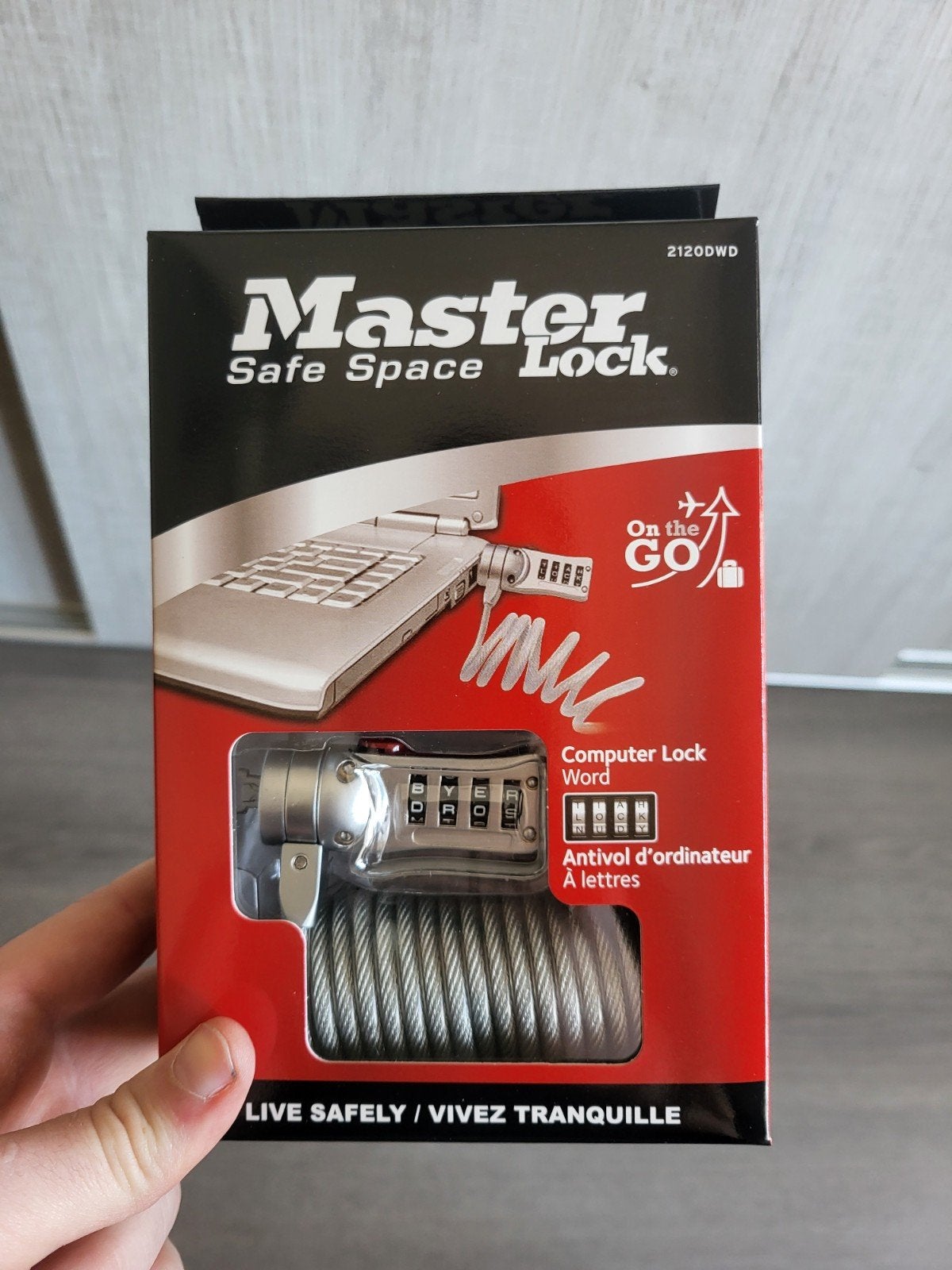 Master Lock 2120DWD Laptopslot, Ophalen of Verzenden, Nieuw