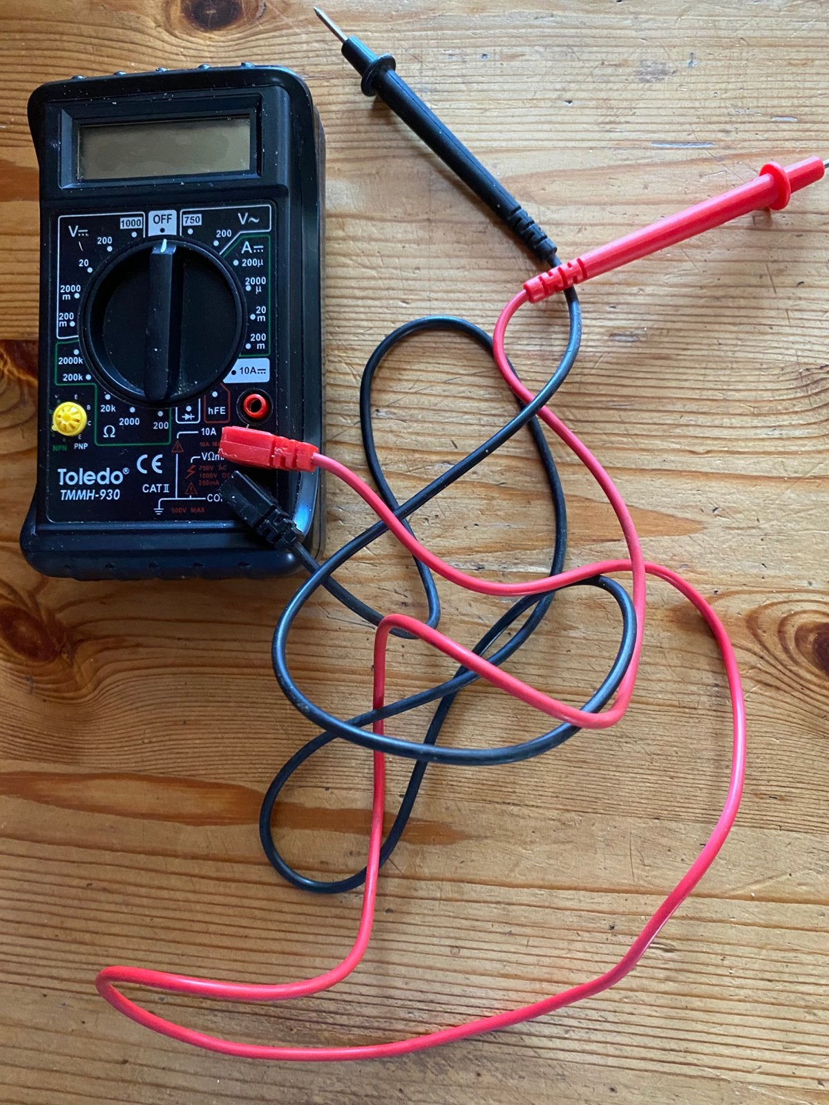 Spanningsmeter Toledo TMMH-930, Ophalen, Gebruikt
