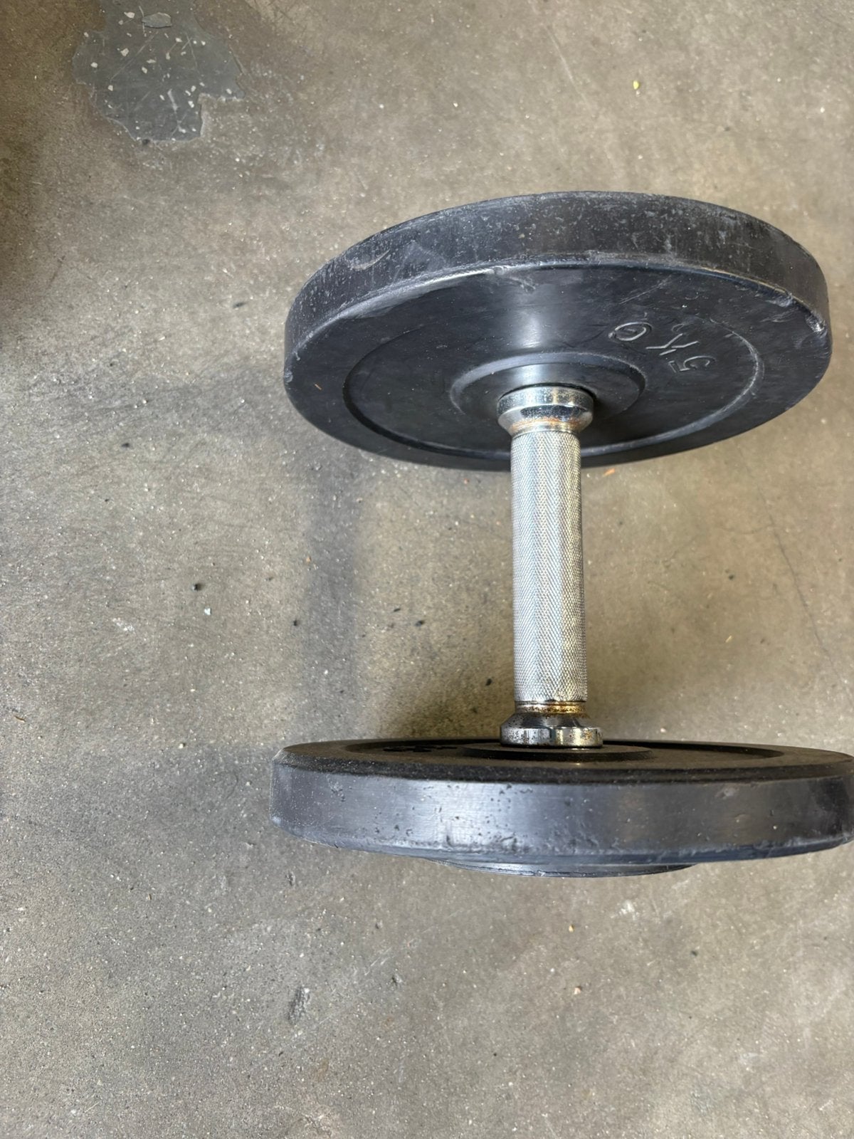 1 x 12 kg dumbbell gewicht, Gebruikt, 1 x 12 kg, Ophalen of Verzenden, Gewicht