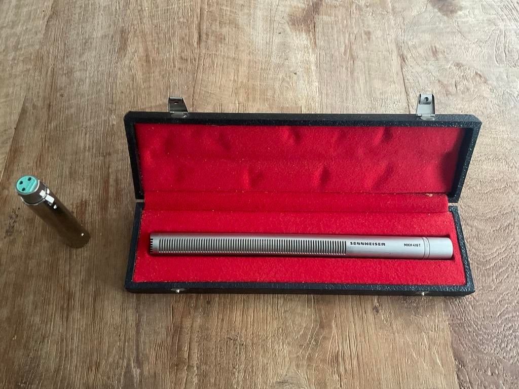 Sennheiser MKH 416T/416 shotgun microfoon met adapter, Ophalen of Verzenden, Zo goed als nieuw, Vulpen, Overige merken