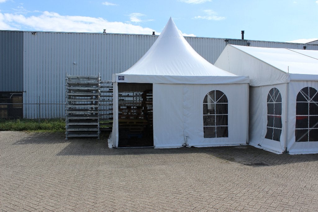 Pagodetent 5x5 gebruikt, nog steeds netjes., Tuin en Terras, Ophalen, Grizzly Outdoor, 2 meter of meer, De Amert 152 5462GH Veghel