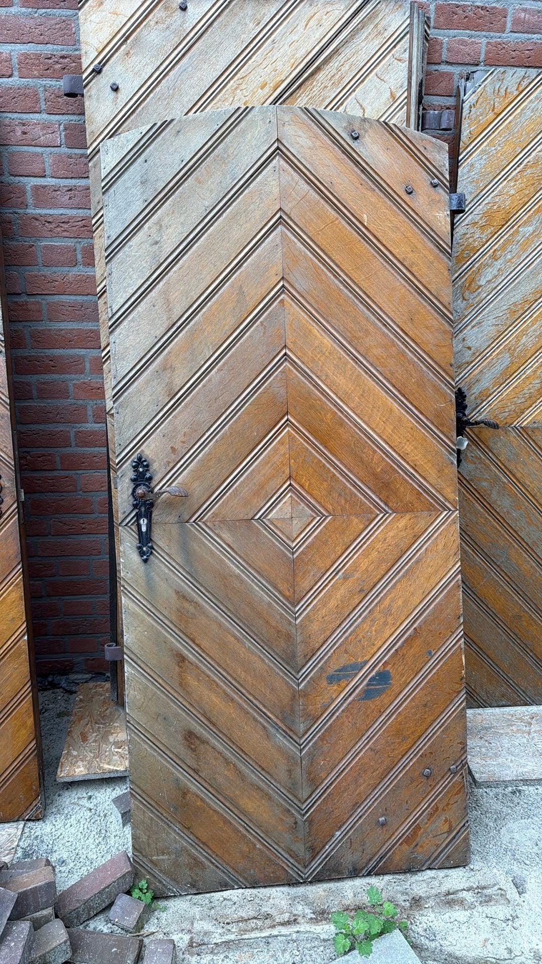 VANDAAG GRATIS OPHALEN OUDE EIKEN KERKDEUREN Arch.Jan jansen, Ophalen, Gebruikt, Overige typen, 200 tot 215 cm