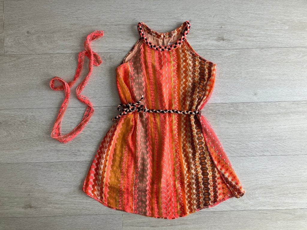 ZGAN Lofff Loff (Jottum) Jurk Jurkje Bohemian Ibiza Look 146, Kinderen en Baby's, Meisje, Ophalen of Verzenden, Zo goed als nieuw
