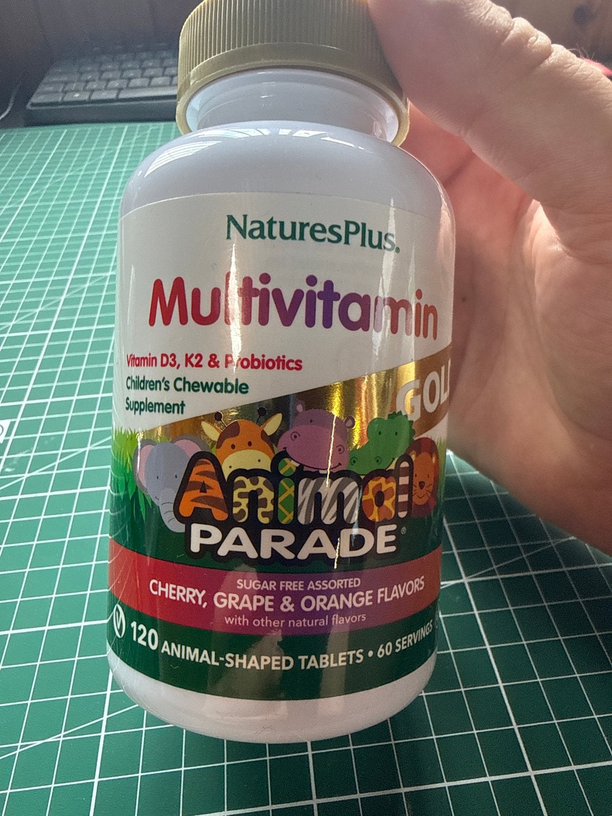 NaturesPlus Animal Parade Multivitamine Kids Kauwtabletten, Poeder of Drank, Nieuw, Ophalen of Verzenden, Nvt