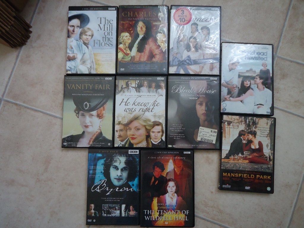BBC kostuumdrama dvd pakket - 8 miniseries en 2 losse films, Historisch of Kostuumdrama, Nederlands, Vanaf 9 jaar, Ophalen of Verzenden