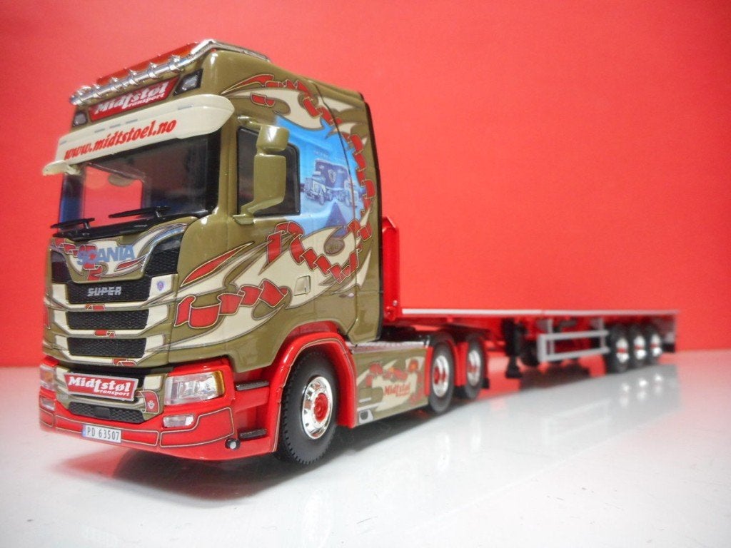 WSI SCANIA MIDTSTOL NOORWEGEN 01-3928, Ophalen of Verzenden, Nieuw, Bus of Vrachtwagen, Wsi