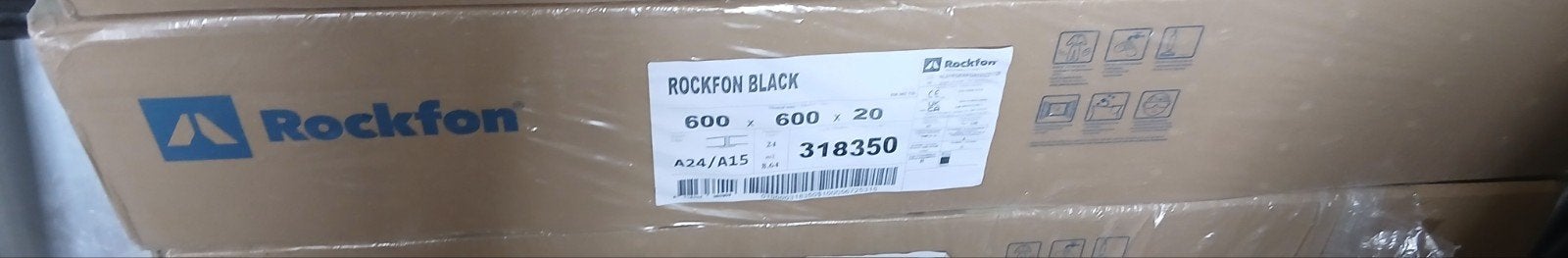 1 pak rockfon zwart v2 60x60, 8,64m2
60x60cm 20mm dik.
24 pl, Ophalen of Verzenden, Nieuw, Hardschuim (Pir), 8 tot 12 cm
