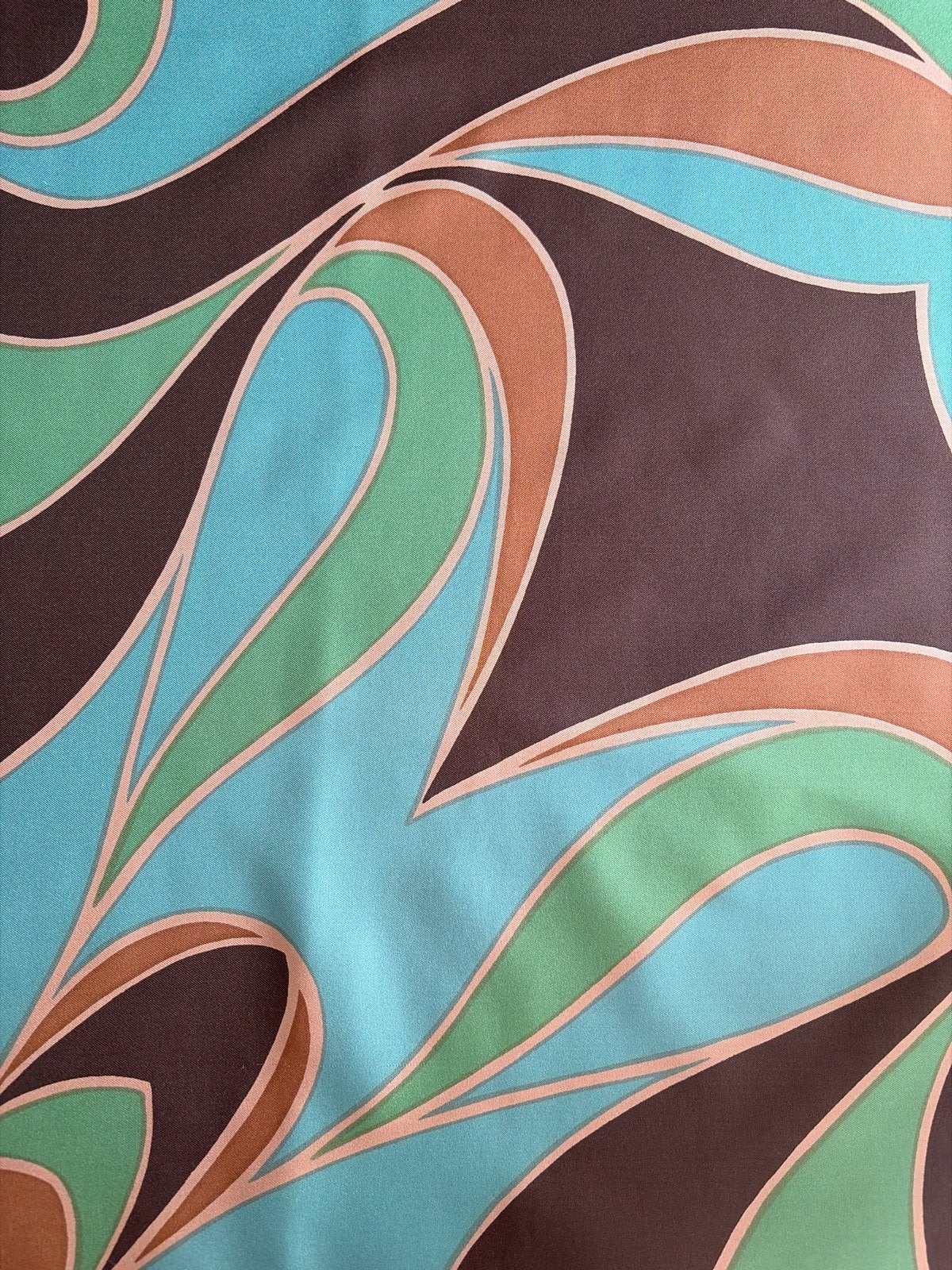 Vintage Trevira Sjaal met Abstract Patroon, Kleding | Dames, Ophalen of Verzenden, Zo goed als nieuw