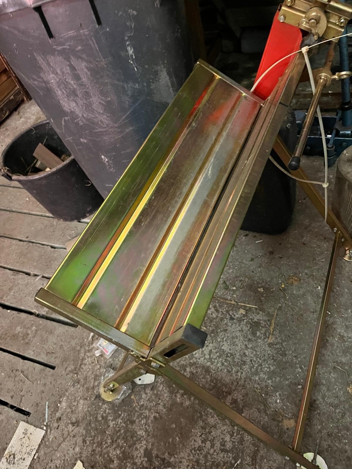 Zaagbok met kettingzaaghouder, haardhout, Ophalen, Gebruikt