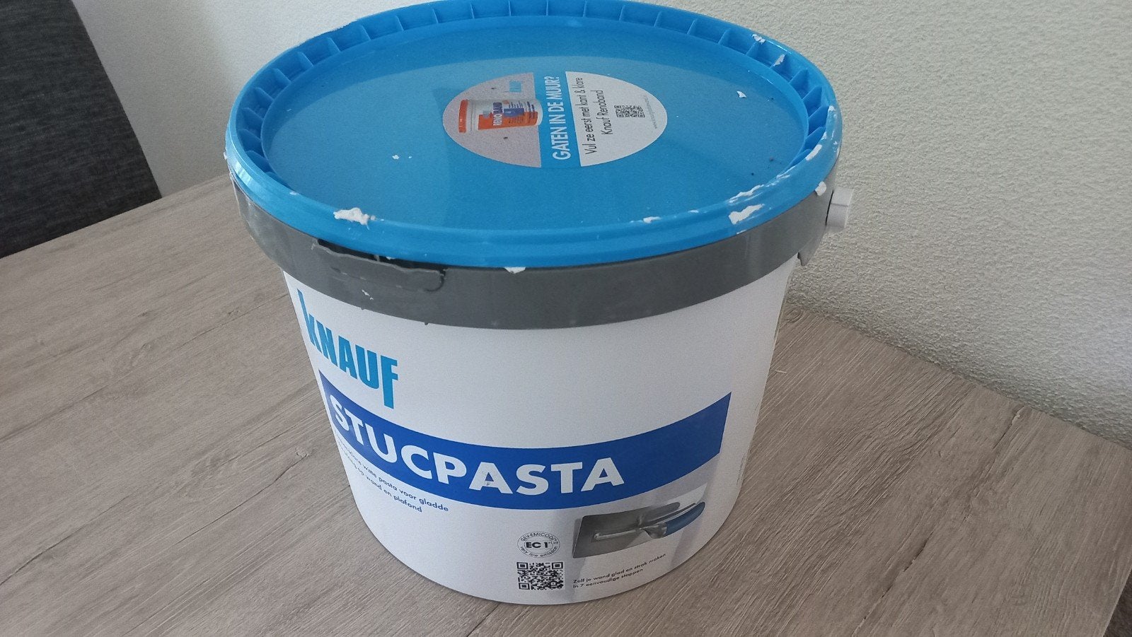 Knauf stucpasta ca. 7 kg., Doe-het-zelf en Verbouw, Ophalen, Gebruikt, Overige typen