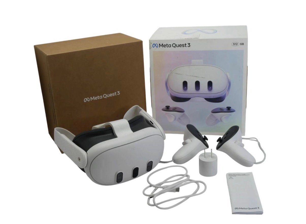 Meta Quest 3 512GB + Controllers – Zo goed als nieuw, Ophalen of Verzenden, Zo goed als nieuw, Overige platformen