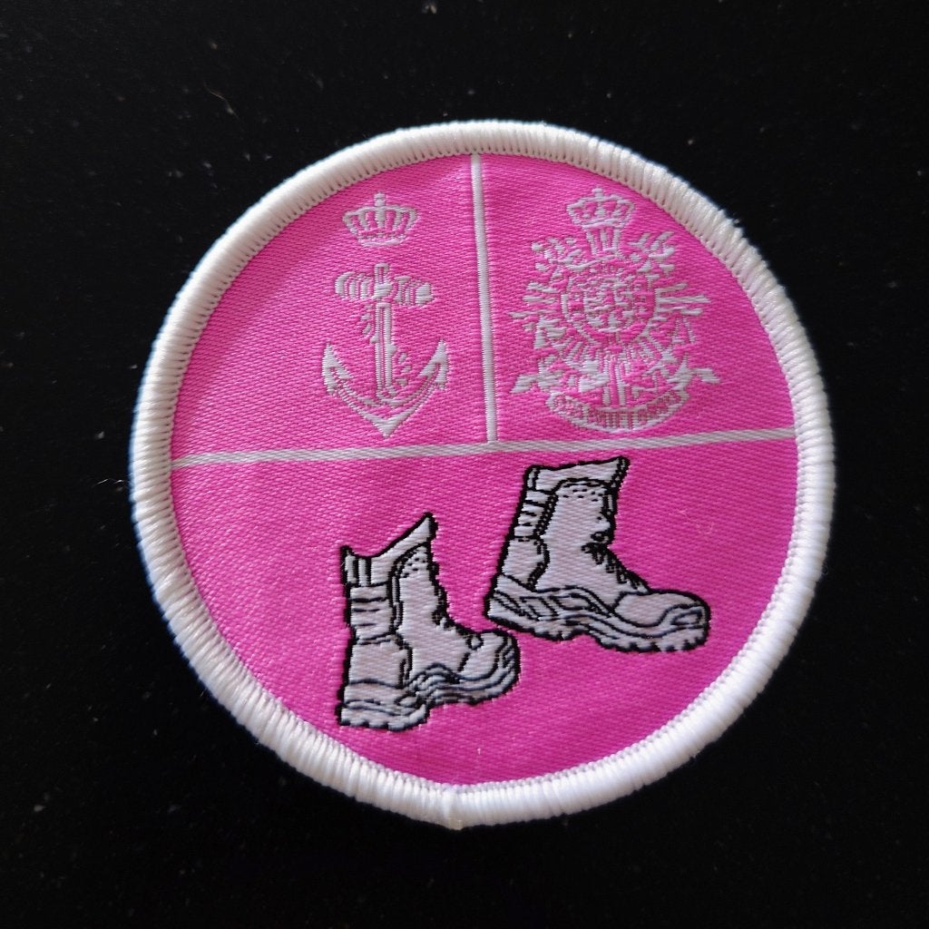 patch marine & mariniers De Nijmeegse Vierdaagse ierdaagse, Verzenden, Marine, Nederland, Embleem of Badge