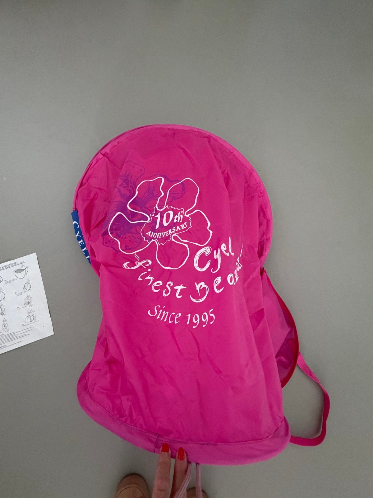 Cyell roze pop-up schaduw tentje strand, Ophalen, Zo goed als nieuw, Tot en met 2