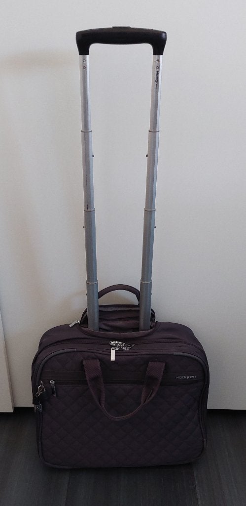 Laptop tas trolley (merk: Hedgren), Ophalen, Zo goed als nieuw, Grijs, Overige typen