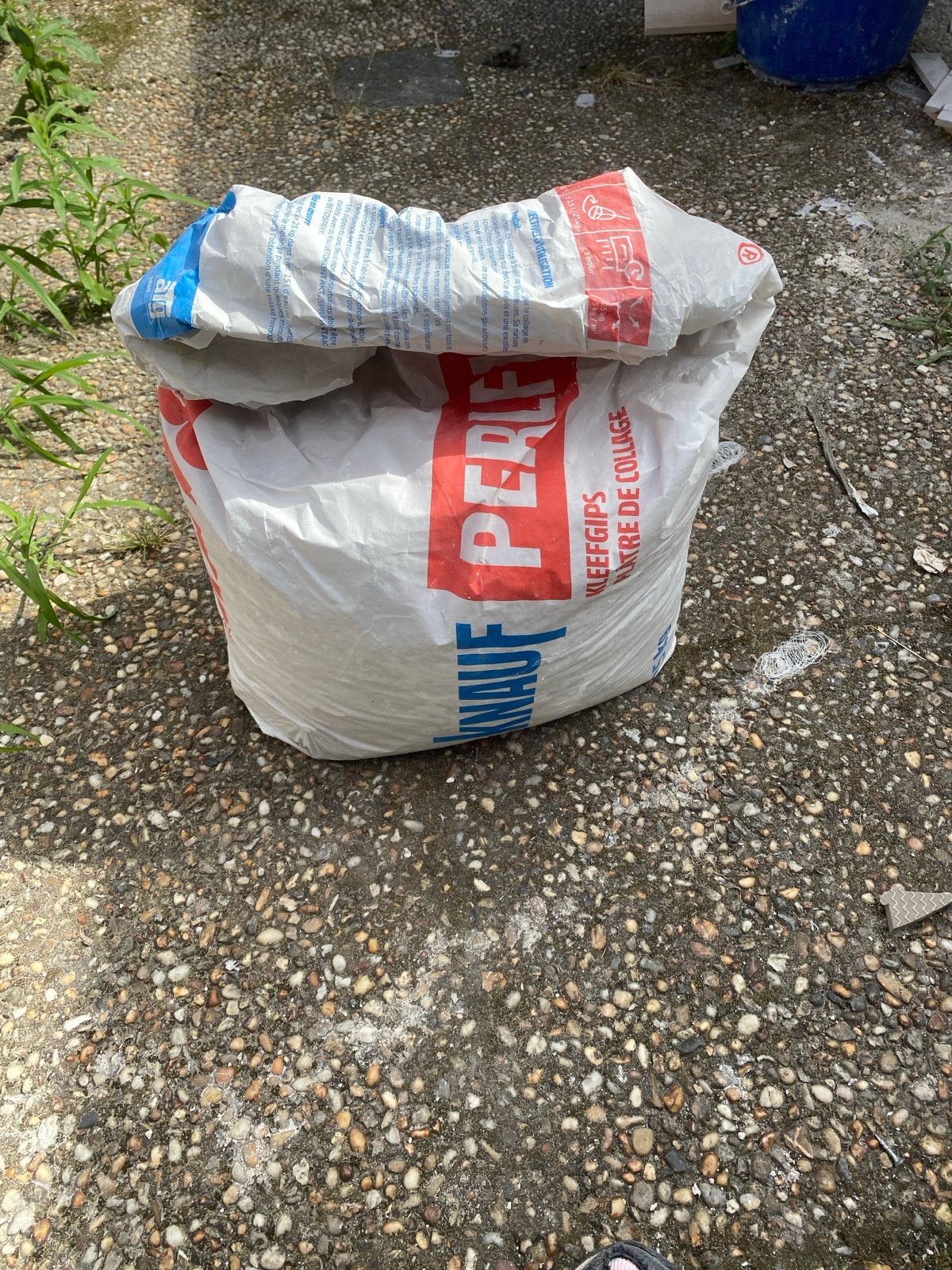 Knauf Perlifix Kleefgips 3/4 Volle Zak, Ophalen, Gebruikt
