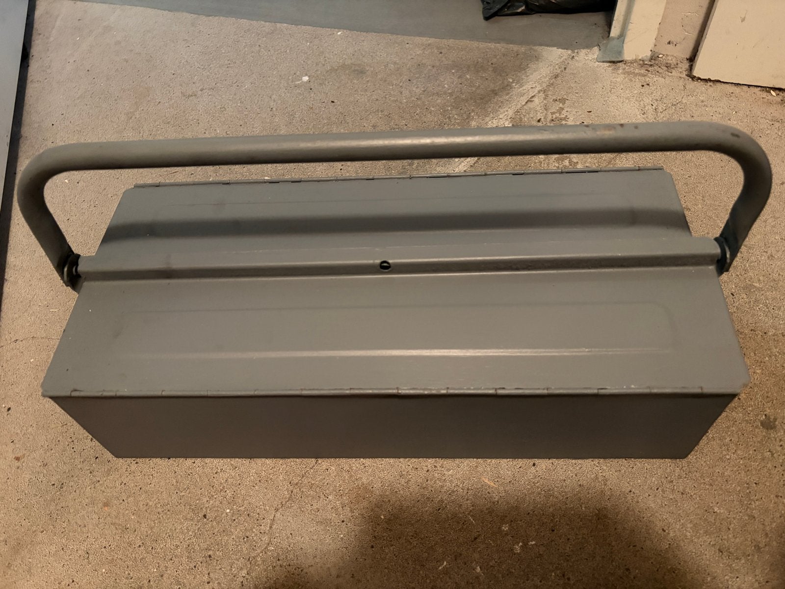 Metalen Gereedschapskist 45x20x11 cm, Ophalen, Gebruikt