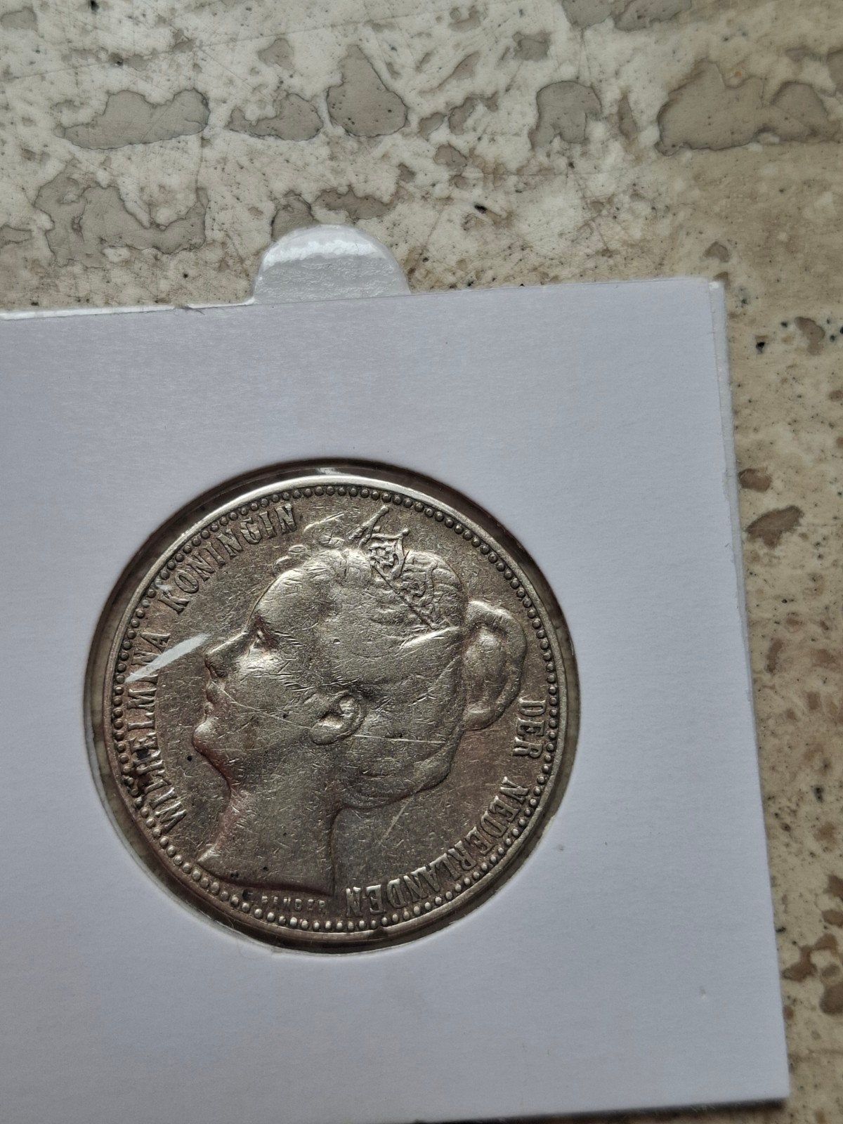 1 gulden 1898 wilhelmina, Postzegels en Munten, 1 gulden, Zilver, Ophalen of Verzenden, Koningin Wilhelmina