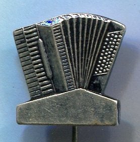 Accordeon vereniging zilverkleurig speldje ( N_072), Verzenden, Nieuw, Merk, Speldje of Pin