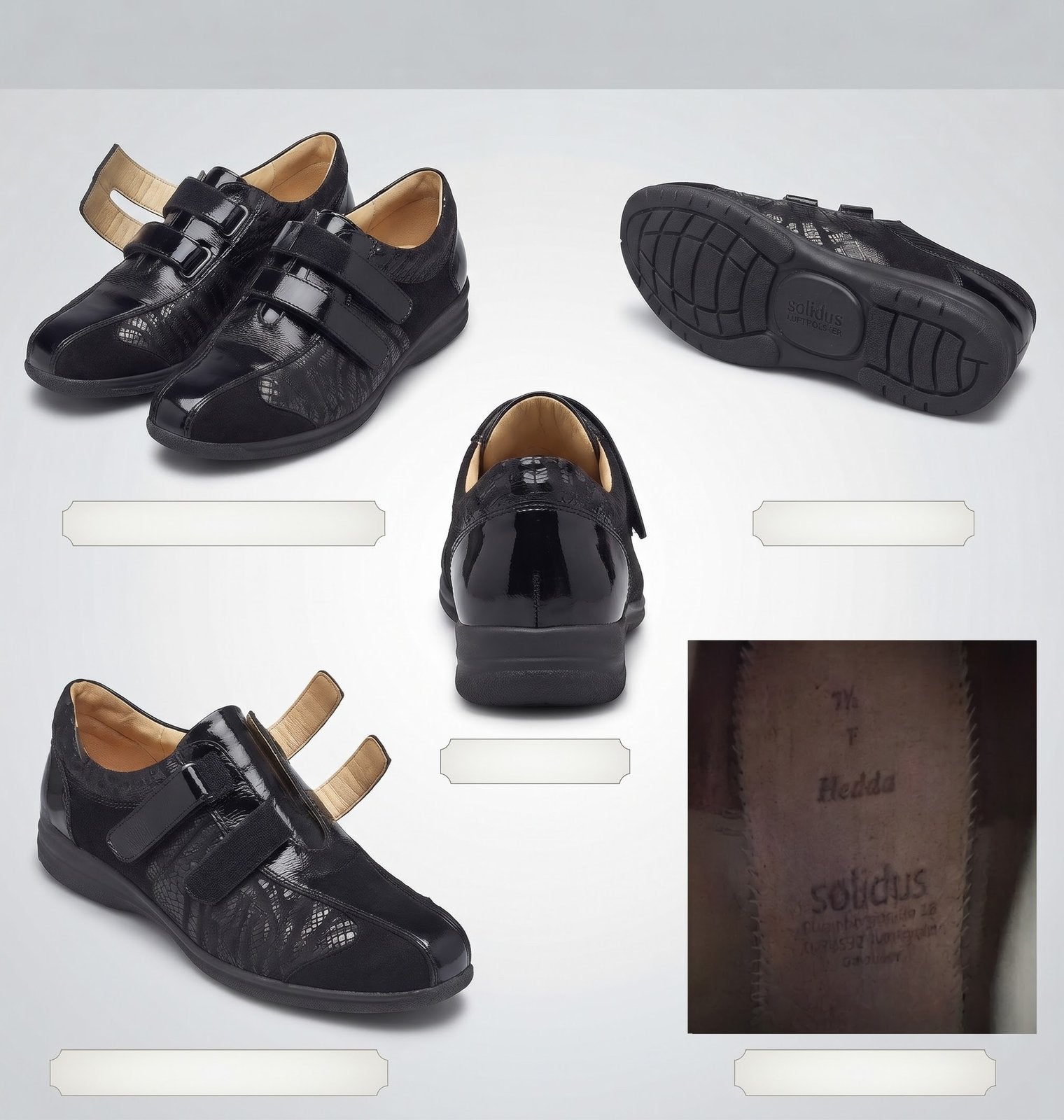 Schoenen van Solidus - Maat : 7,5, Kleding | Dames, Zwart, Ophalen of Verzenden, Sneakers of Gympen, Zo goed als nieuw