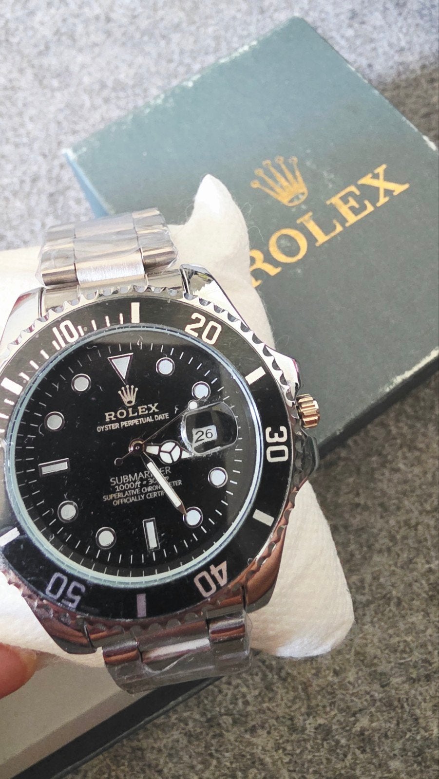 Rolex Submariner Horloge - Nieuw in doos, Ophalen, Staal, Polshorloge, Nieuw