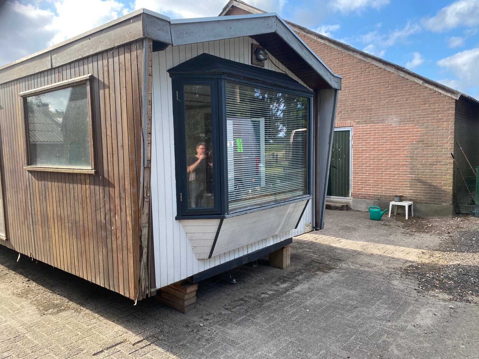 Challet, dubbel glas hardhout, Caravans en Kamperen, Tot en met 3