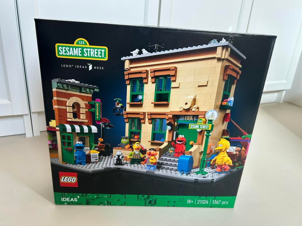 Lego Ideas 123 Sesamstraat 21324 - Nieuw in doos, Ophalen of Verzenden, Nieuw, Complete set, Lego