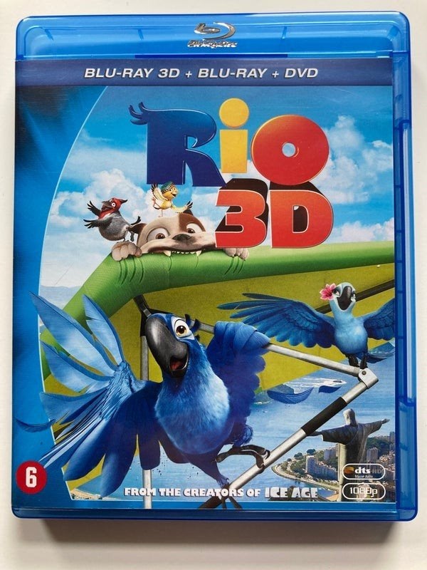 RIO (3D + 2D) (BLURAY), Carduelis & Media, Verzenden, Syran@live.nl, Tekenfilms en Animatie