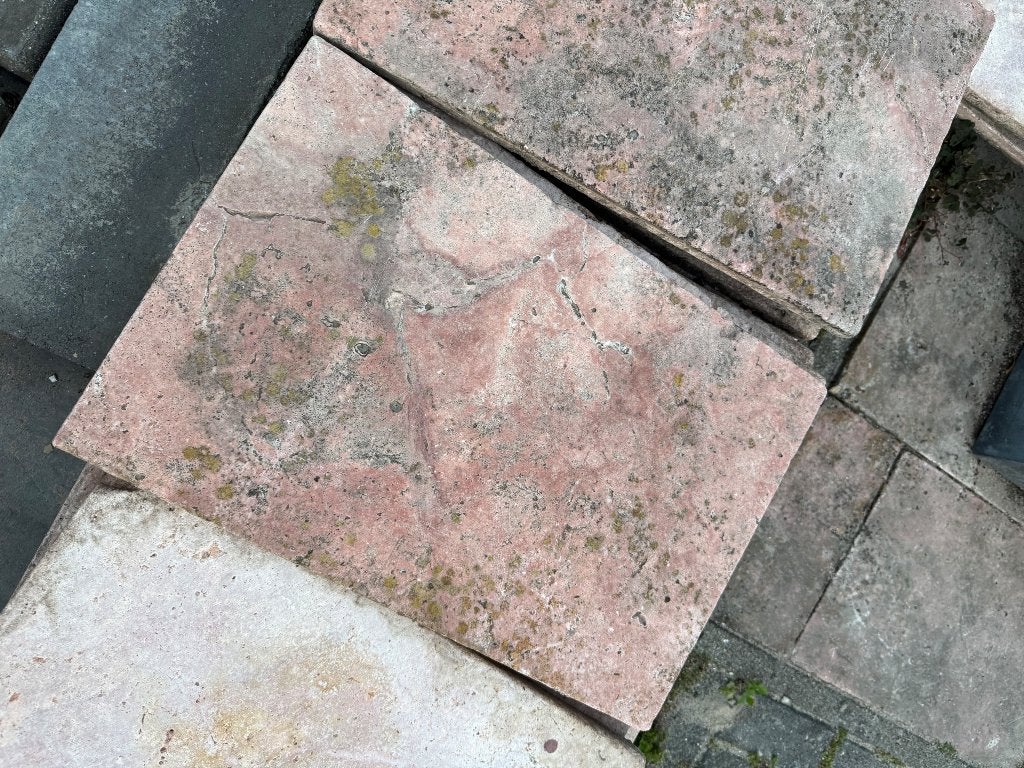 Tuintegel rood 60x40 GRATIS, Tuin en Terras, Tegels en Klinkers, Ophalen, Gebruikt, Beton, Terrastegels