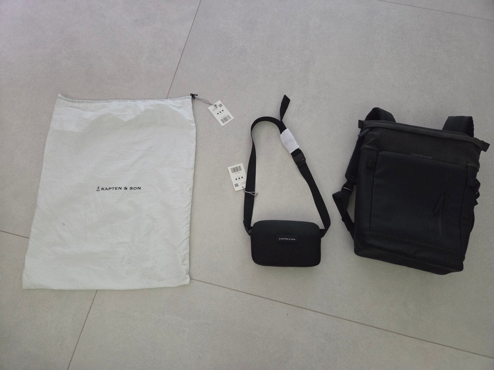Kapten & Son Aarhus Rugzak en heuptas - z.g.a. nieuw, 25 tot 40 cm, Ophalen of Verzenden, Zo goed als nieuw, Waterdicht