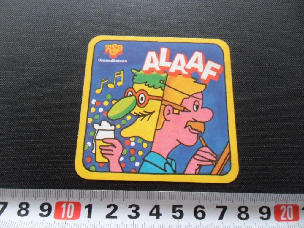 sticker ASB uitzendbureau strip carnaval ALAAF 165 *, Ophalen of Verzenden, Zo goed als nieuw