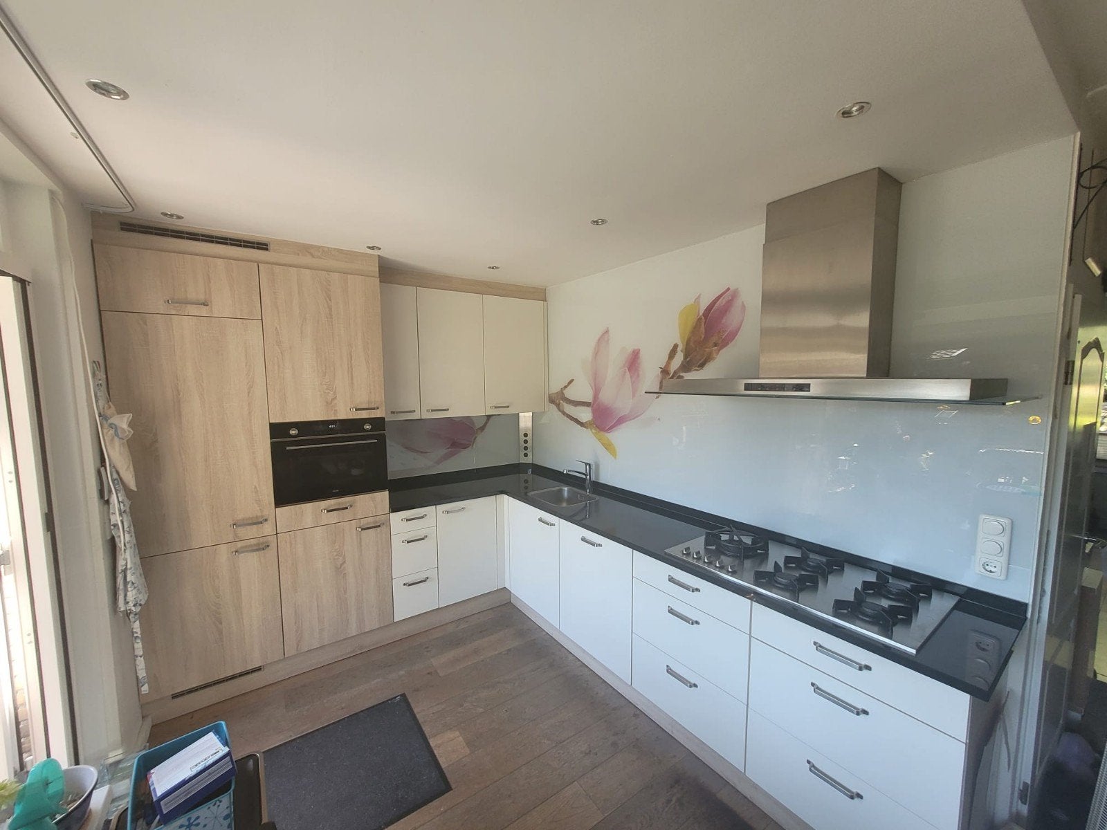 complete keuken met inbouw materiaal, Huis en Inrichting, Keuken | Complete keukens, Ophalen, Gebruikt, Graniet of Steen, Overige typen