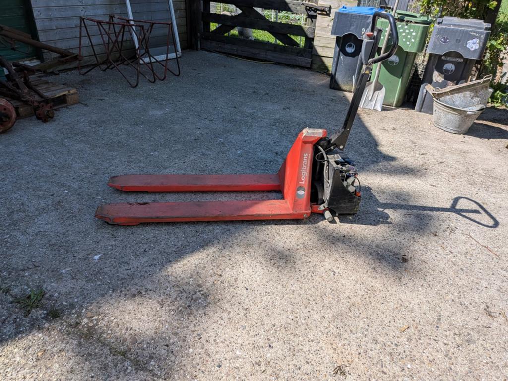 Electrische pallet wagen., Ophalen, Gebruikt
