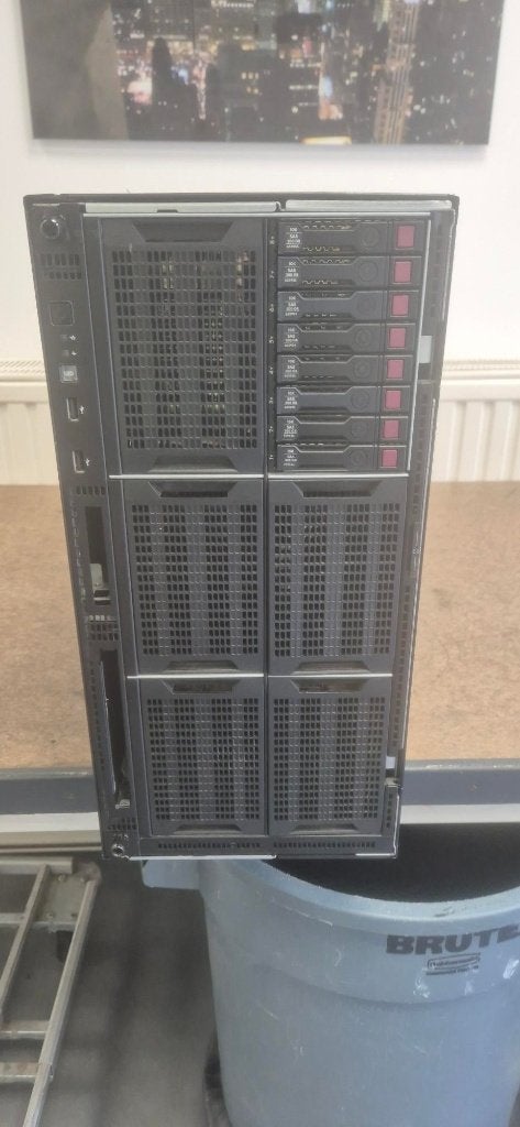 HPE ML350 Gen 9 2x E5-2660v3 128GB 8x 300GB SAS, Ophalen, Gebruikt, 128 GB, 2 tot 3 Ghz