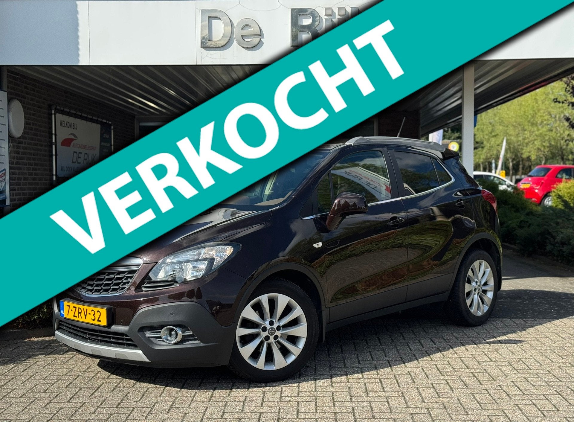 Opel Mokka 1.4 T Cosmo | Navi, Camera, Cruise, Climate, Half, Auto's, Euro 5, 15 km/l, Gebruikt, Bruin