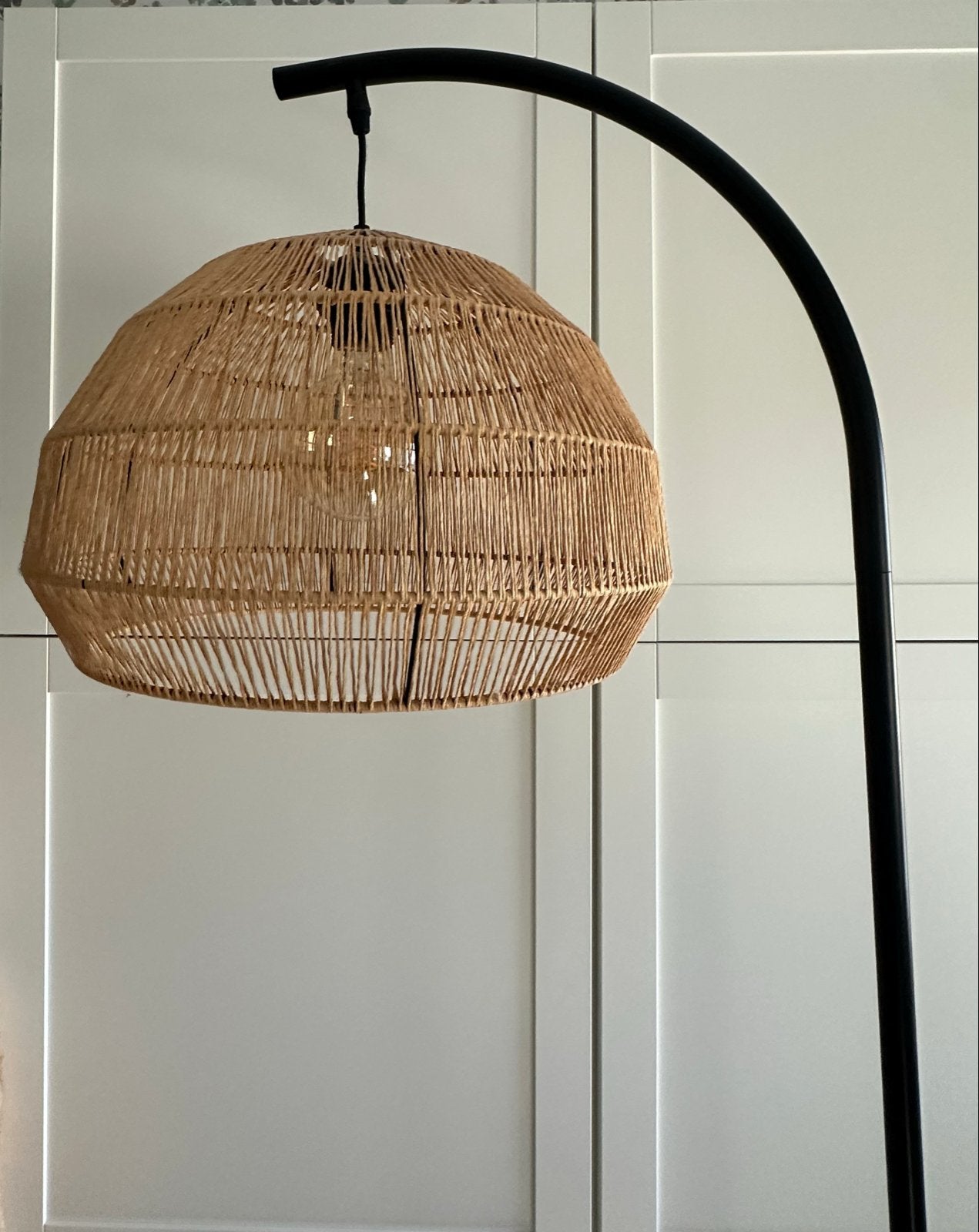 Vloerlamp Segin Naturel Kwantum, Ophalen, Zo goed als nieuw, Metaal, 150 tot 200 cm
