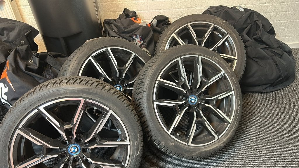 BMW I4 M50 velgen + winterbanden, Gebruikt, Banden en Velgen, Winterbanden, Personenwagen