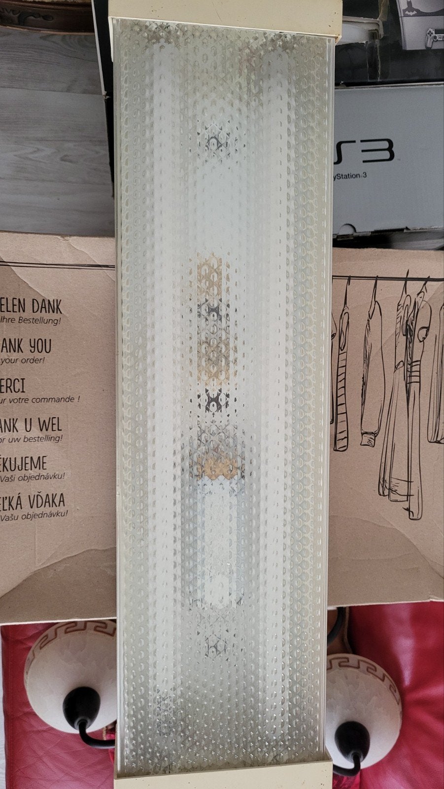 Vintage Philips TL buislamp met kunststof kap, Gebruikt, Kunststof, G13 (TL), Ophalen of Verzenden